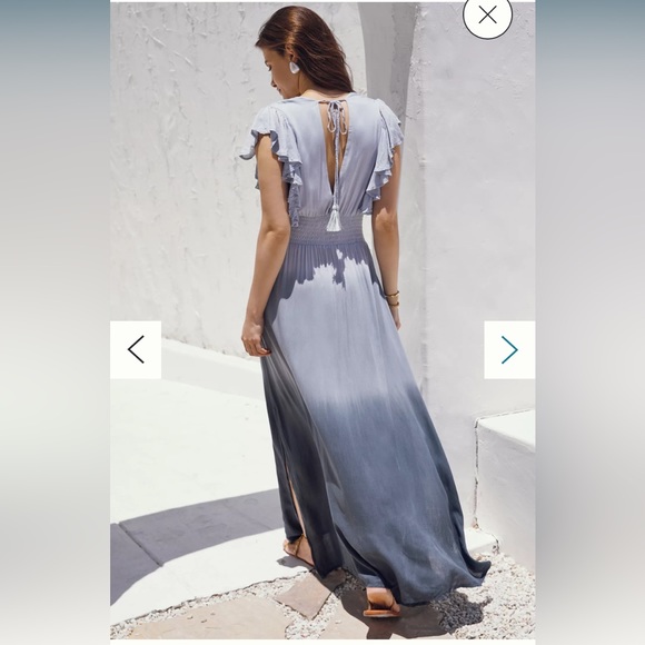 Anthropologie Tiare Hawaii Dahlia V-Neck Maxi Dress - Picture 2 of 8